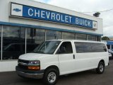 2011 Summit White Chevrolet Express LT 3500 Extended Passenger Van #55487814