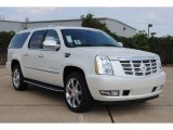 White Diamond Tricoat Cadillac Escalade in 2012