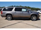 Mocha Steel Metallic Cadillac Escalade in 2012