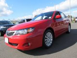 2009 Lightning Red Subaru Impreza 2.5i Premium Sedan #55488367