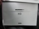 2006 Hummer H3  Books/Manuals