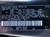 2009 Land Cruiser Color Code for Magnetic Gray Metallic - Color Code: 1G3