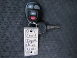 2007 Chevrolet Impala LS Keys
