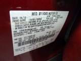 2011 MKS Color Code for Red Candy Metallic Tinted - Color Code: U6