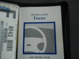 2000 Ford Focus SE Wagon Books/Manuals
