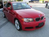 2009 BMW 1 Series Crimson Red