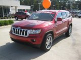 2011 Inferno Red Crystal Pearl Jeep Grand Cherokee Laredo #55537343