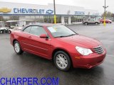 2008 Inferno Red Crystal Pearl Chrysler Sebring Touring Convertible #55537605