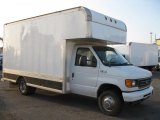 2004 Oxford White Ford E Series Cutaway E350 Commercial Moving Truck #55537001