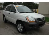 2008 Clear White Kia Sportage LX V6 4x4 #55537569