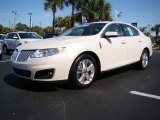 White Platinum Metallic Tri-Coat Lincoln MKS in 2011