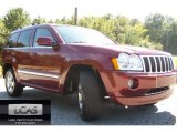 2007 Red Rock Crystal Pearl Jeep Grand Cherokee Overland #55537486