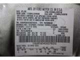 2002 Taurus Color Code for Spruce Green Metallic - Color Code: FS