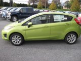 2012 Lime Squeeze Metallic Ford Fiesta SE Hatchback #55537424