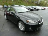 Obsidian Black Lexus IS in 2012