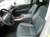 2012 Lexus LS 460 AWD Black/Medium Brown Walnut Interior