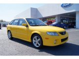 2003 Vivid Yellow Mazda Protege 5 Wagon #55537099