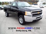 2012 Black Chevrolet Silverado 2500HD Work Truck Regular Cab 4x4 #55593065