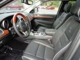 2012 Jeep Grand Cherokee Overland 4x4 Black Interior