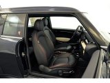 2012 Mini Cooper S Clubman Hampton Package Black Lounge Leather/Damson Red Piping Interior