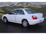 Aspen White Subaru Impreza in 2005