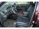 2012 Toyota Highlander Limited 4WD Black Interior