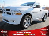 2012 Bright White Dodge Ram 1500 Express Regular Cab #55622021