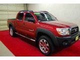 2008 Impulse Red Pearl Toyota Tacoma V6 PreRunner Double Cab #55622003