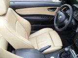 2008 BMW 1 Series 135i Convertible Savanna Beige Interior