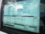 2012 GMC Sierra 2500HD Regular Cab 4x4 Window Sticker