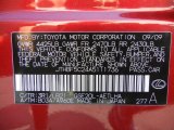 2010 IS Color Code for Matador Red Mica - Color Code: 3R1