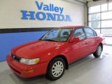 Super Red Toyota Corolla in 1994