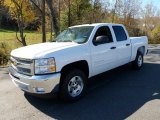 2012 Summit White Chevrolet Silverado 1500 LT Crew Cab #55622277