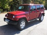 2012 Deep Cherry Red Crystal Pearl Jeep Wrangler Unlimited Sahara 4x4 #55622253