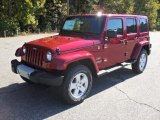 2012 Deep Cherry Red Crystal Pearl Jeep Wrangler Unlimited Sahara 4x4 #55622252