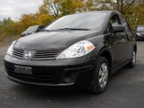 2009 Super Black Nissan Versa 1.6 Sedan #55622058