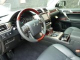 2012 Lexus GX 460 Black/Auburn Bubinga Interior