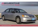 2002 Satin Silver Metallic Honda Civic LX Sedan #55658577