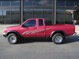 1998 Nissan Frontier Strawberry Red Pearl