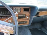 1977 Ford LTD Landau 4 Door Pillared Hardtop Controls