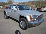 2012 Pure Silver Metallic GMC Canyon SLE Extended Cab 4x4 #55658499