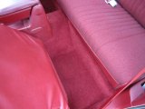 1992 Ford Mustang GT Hatchback Scarlet Red Interior