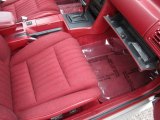1992 Ford Mustang GT Hatchback Scarlet Red Interior