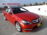 2012 Mars Red Mercedes-Benz C 250 Coupe #55657999