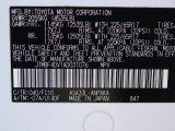 2009 Highlander Color Code for Super White - Color Code: 040
