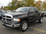 2005 Black Dodge Ram 1500 SLT Quad Cab 4x4 #55658429