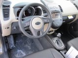 2012 Kia Soul ! Sand/Black Leather Interior