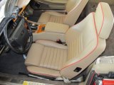 1990 Jaguar XJ XJS Convertible Beige/Red Interior