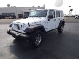 2012 Bright White Jeep Wrangler Unlimited Rubicon 4x4 #55709304