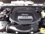 2012 Jeep Wrangler Unlimited Rubicon 4x4 3.6 Liter DOHC 24-Valve VVT Pentastar V6 Engine